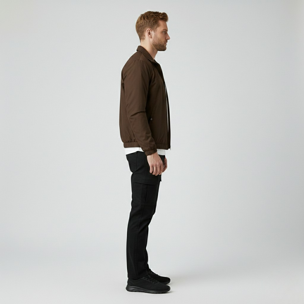 Lightweight Zip-Front Casual Jacket