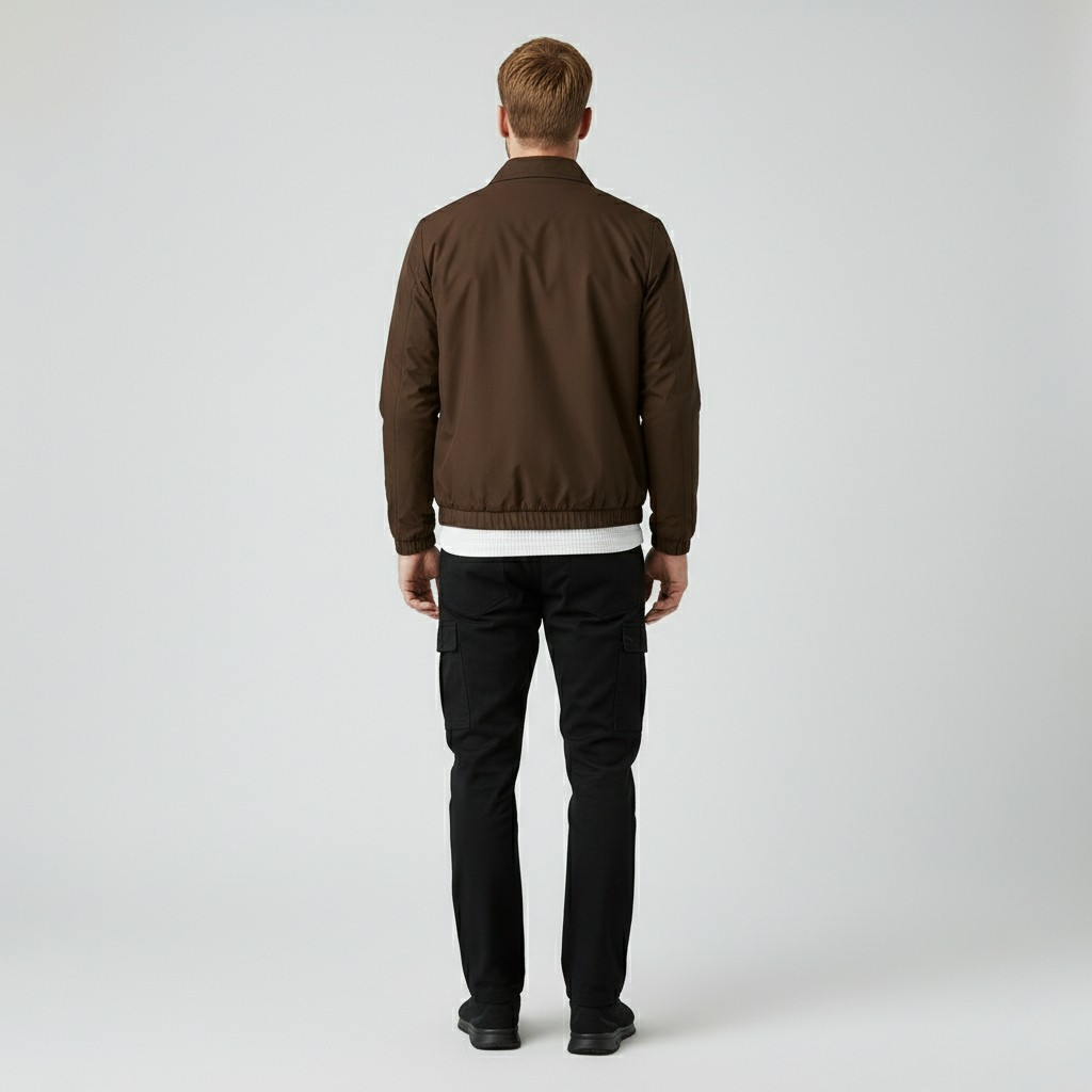 Lightweight Zip-Front Casual Jacket
