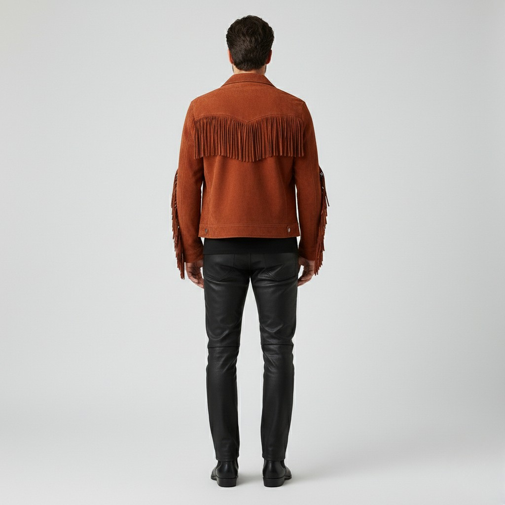 Suede Fringe Western Jacket