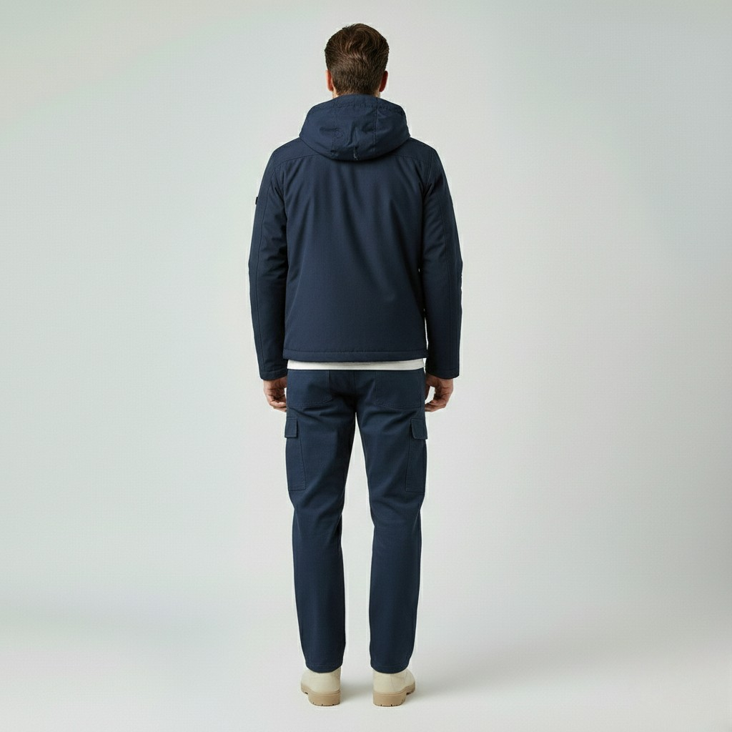 Lightweight Hooded Utility Jacket