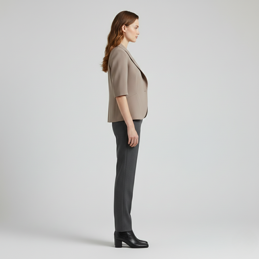 Short Sleeve Tailored Blazer