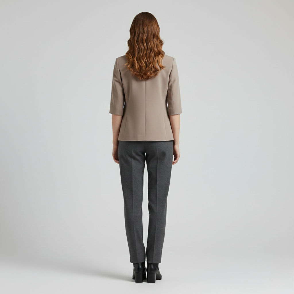 Short Sleeve Tailored Blazer