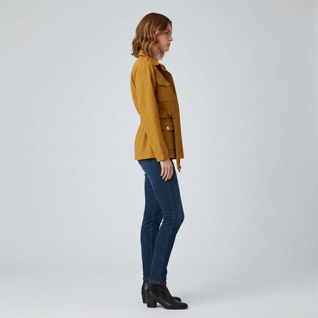 Utility Belted Field Jacket