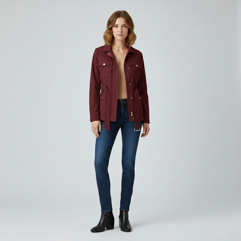 Utility Belted Field Jacket