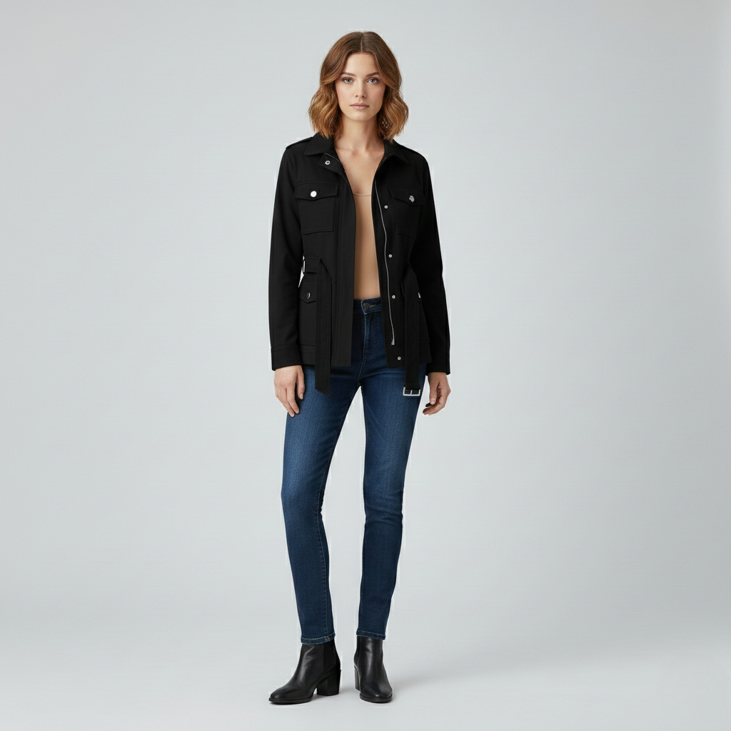 Utility Belted Field Jacket