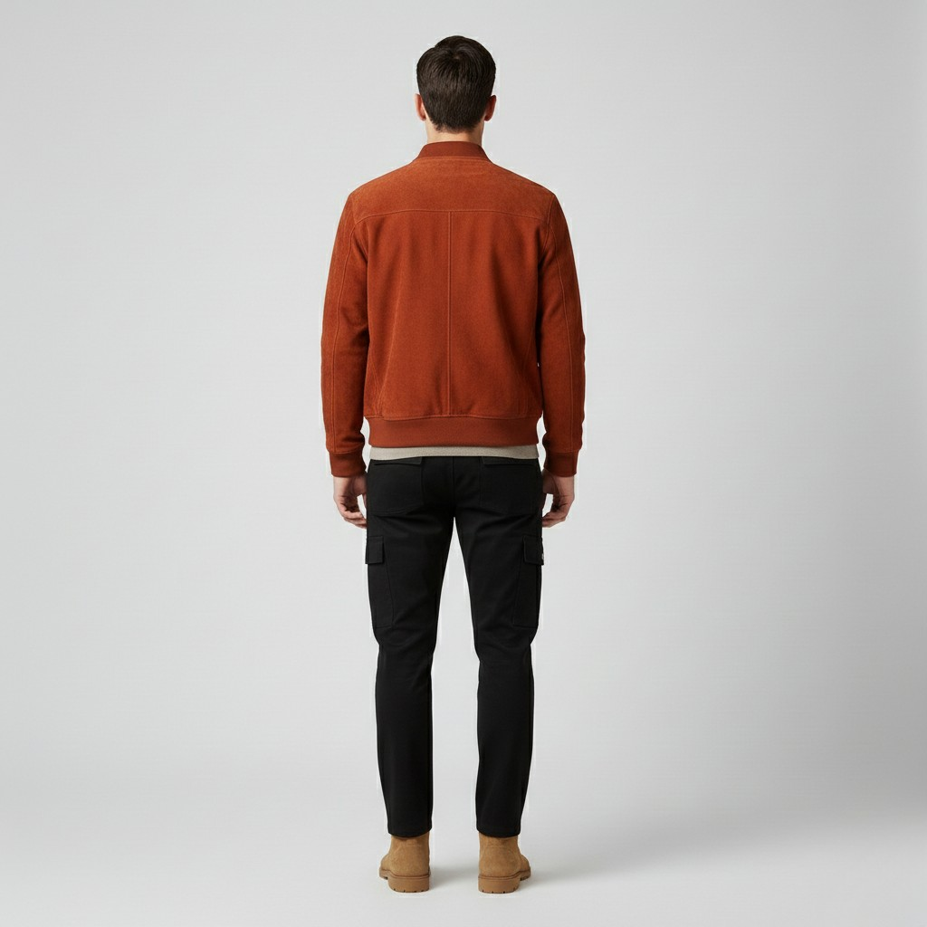 Minimal Zip Bomber Jacket