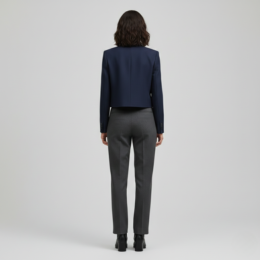 Cropped Structured Blazer